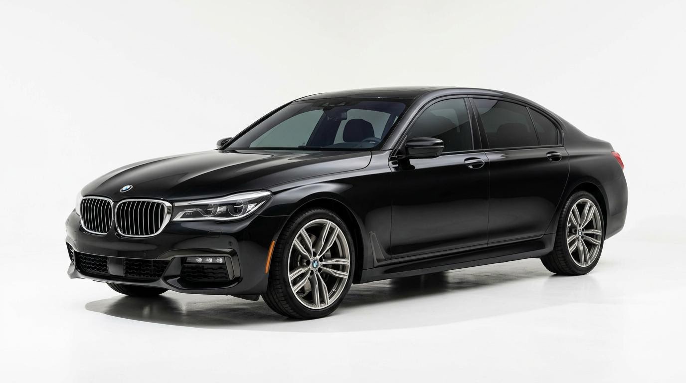 iRide360 black executive sedan for up to 3 passengers and 3 bags